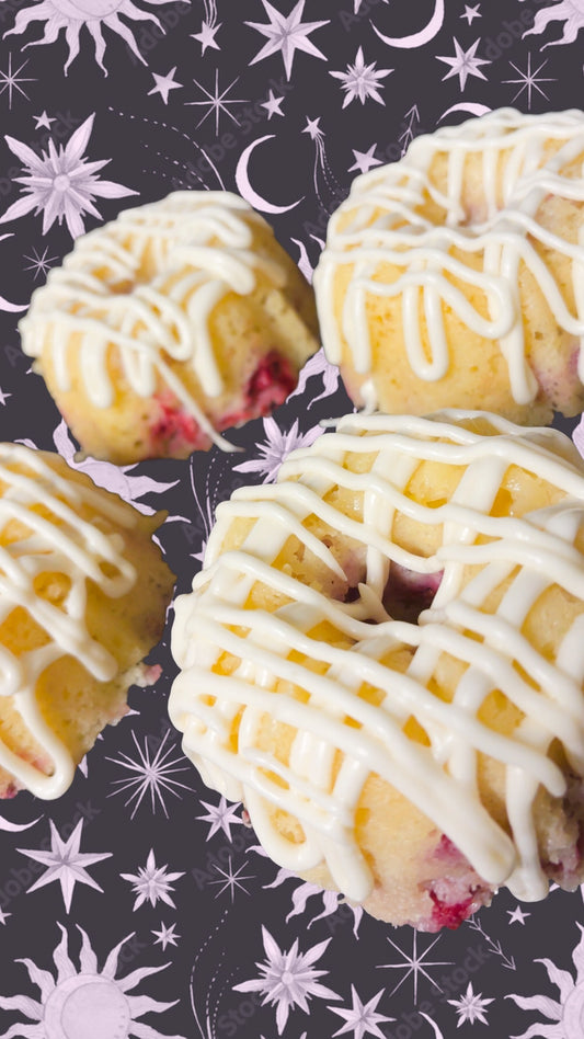 Moonlight Glow Mini Bundt Cakes